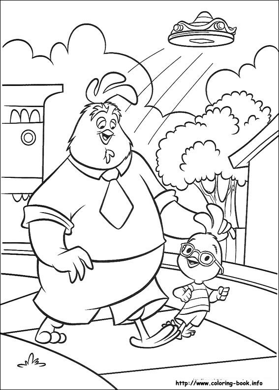 Chicken Little coloring picture